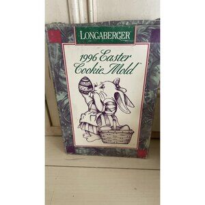 Longaberger Pottery Bunny Series Cookie Mold Lot 3 1995 1994 1996 Easter Basket